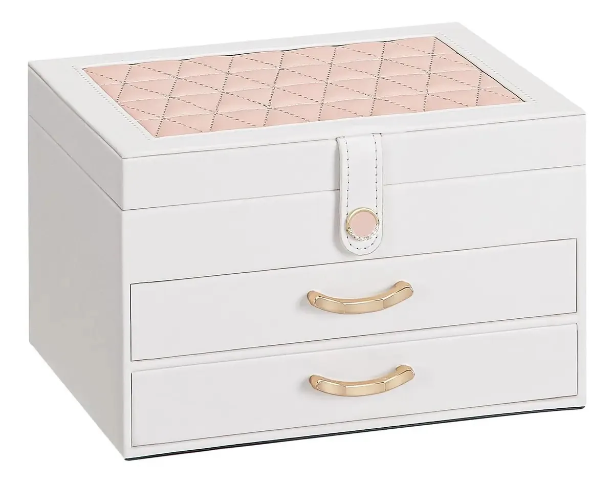 Organizador De Caixa De Jóias Brancas De Entradas: Decoração