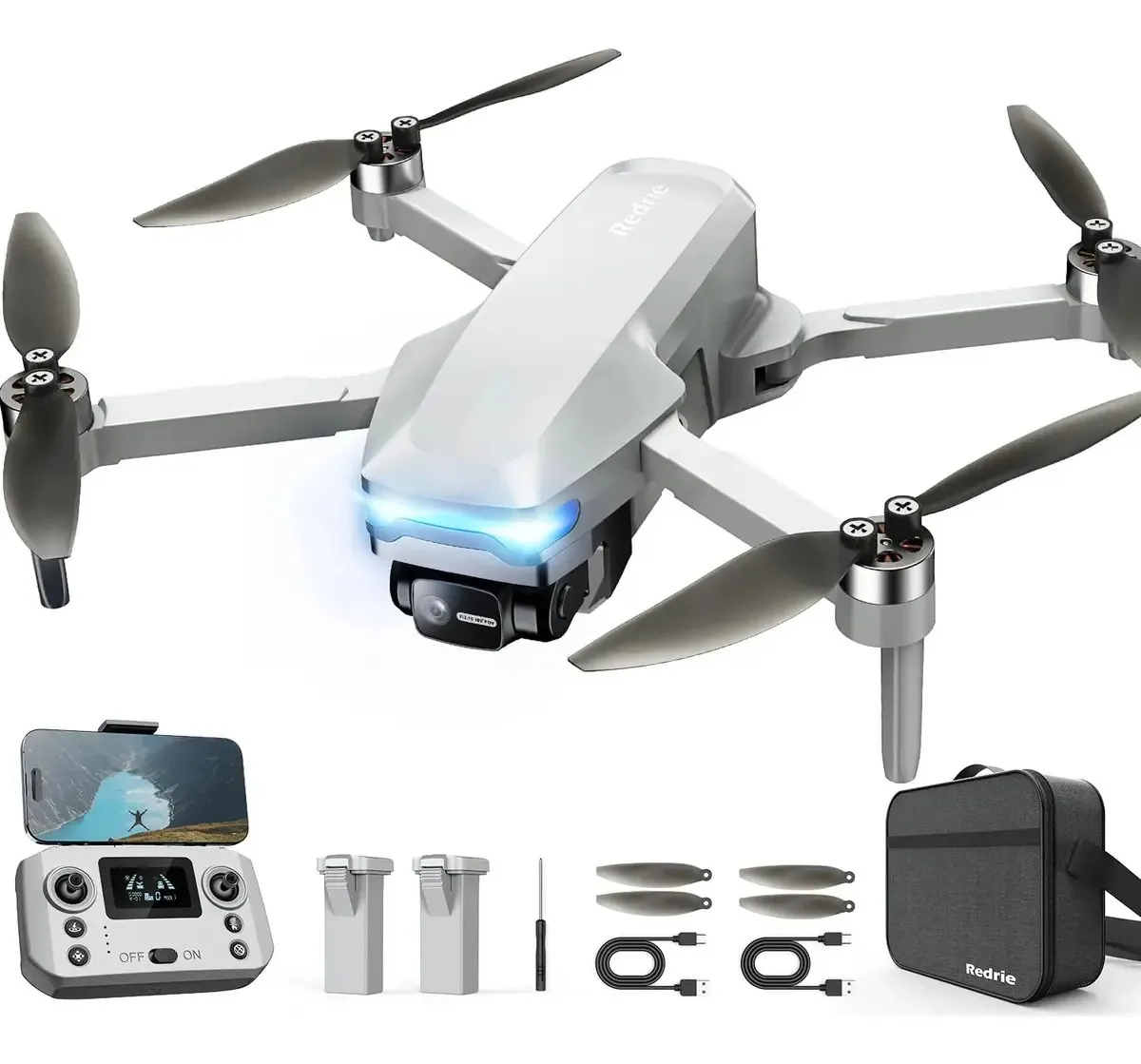 Drones com câmera para adultos 4k, drone dobrável para impressão