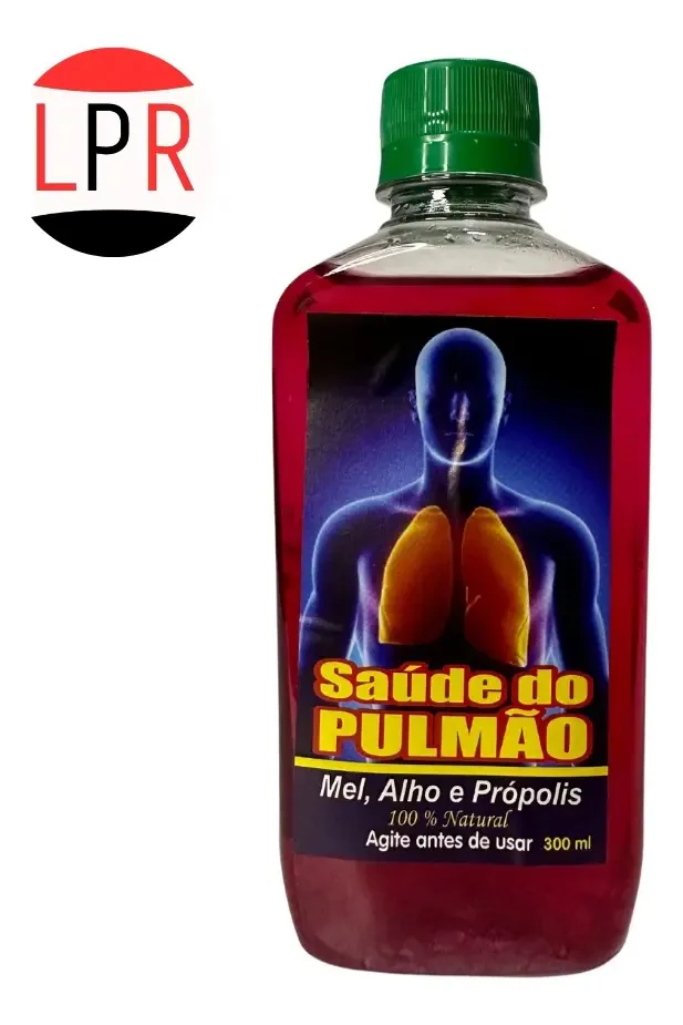 12 Saúde Do Pulmão Xarope 100% Natural 300 Ml -