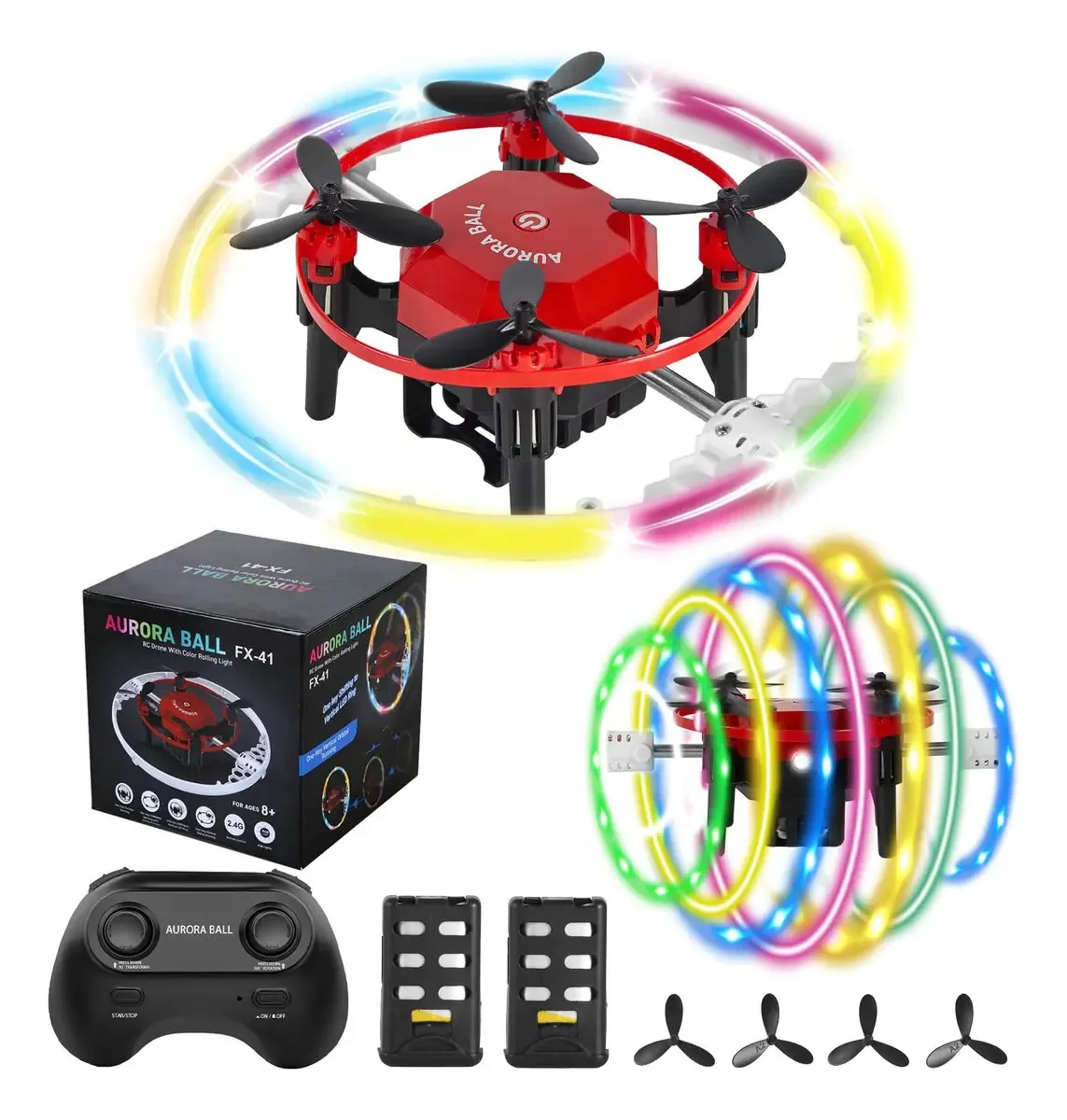 Mini-drones Itefftutne para crianças e adultos iniciantes,. Cor: vermelho