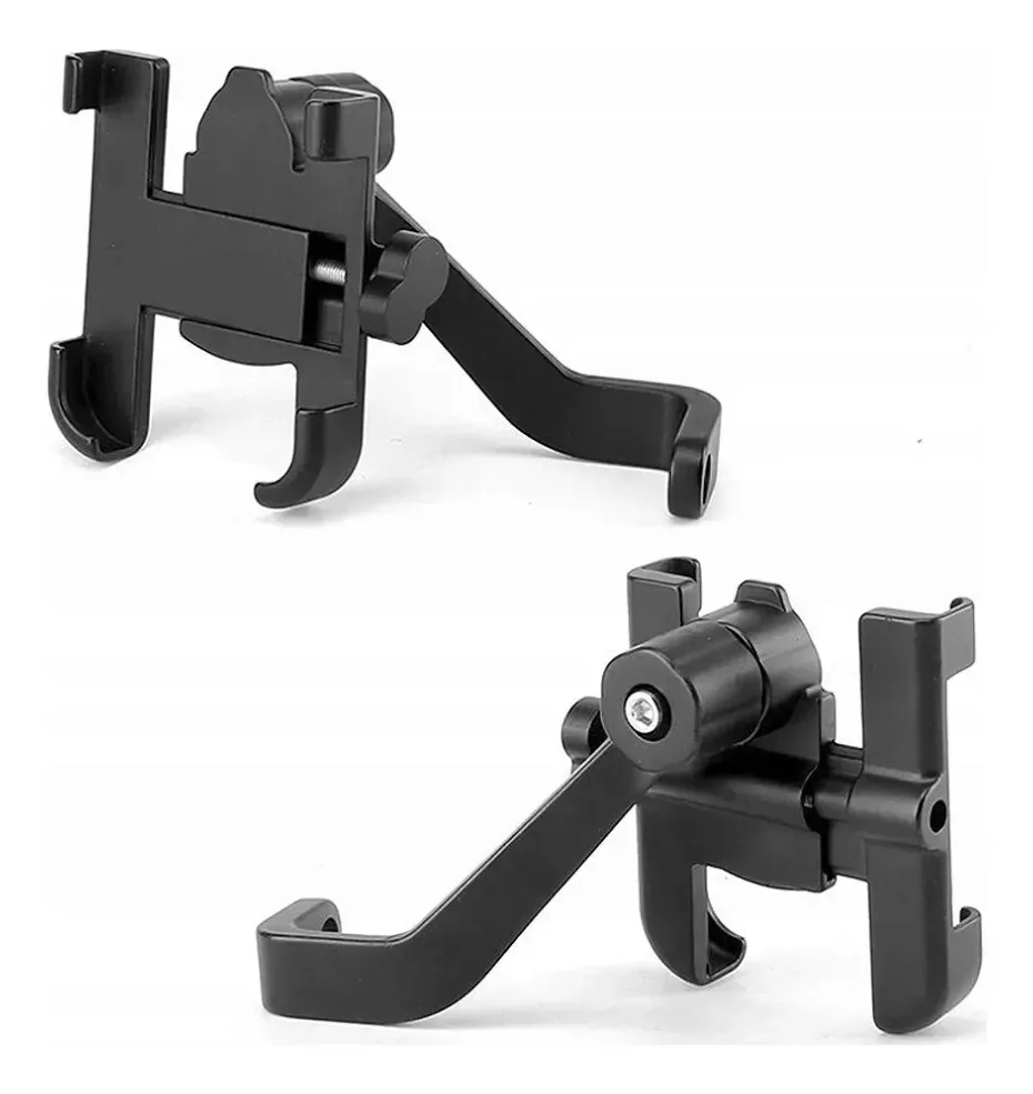Suporte para Celular de Retrovisor em Metal Peining, Universal para Motos e Bikes 4.5" a 7"