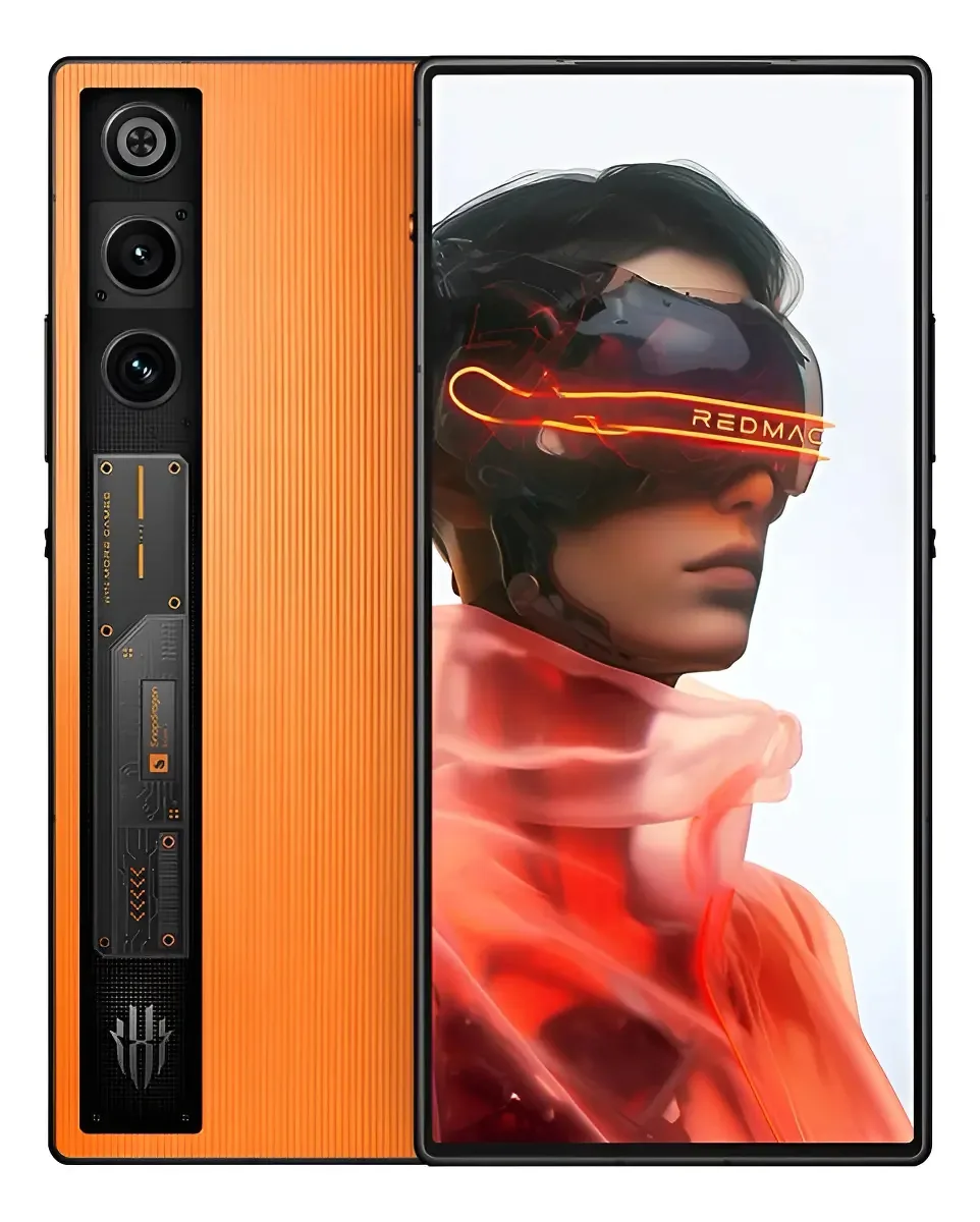 Redmagic 10 Air Smartphone 12gb+256gb Snapdragon 8 Gen 3+r3 Cor Laranja