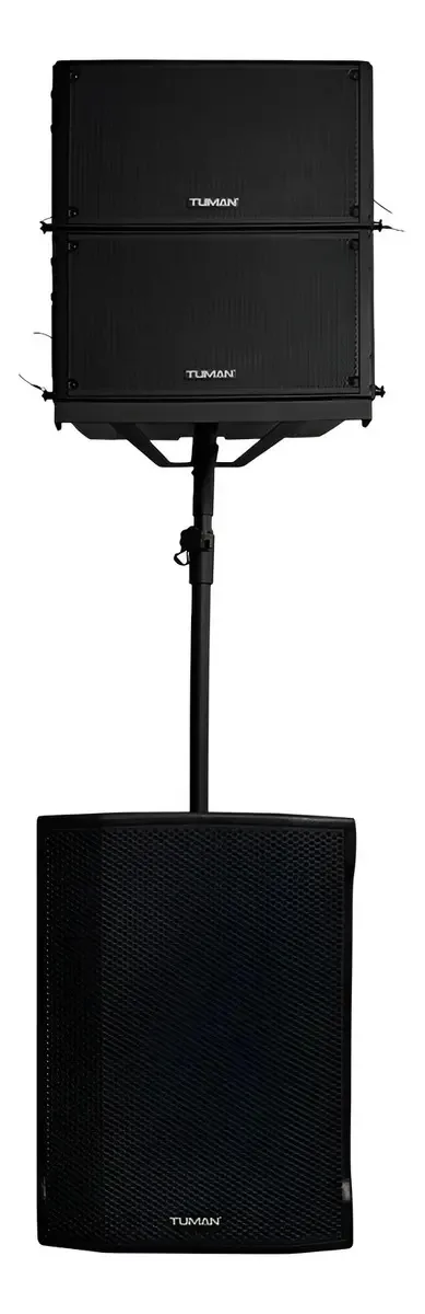 Som profissional com Matrix Line Tuman Tu1828cla Black