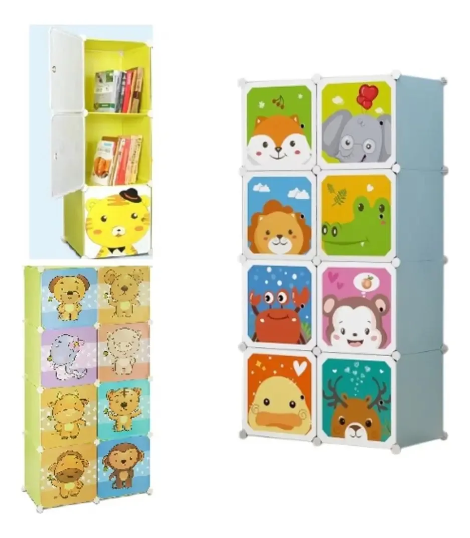 Estante Modular Infantil Portátil Organizador De Brinquedos