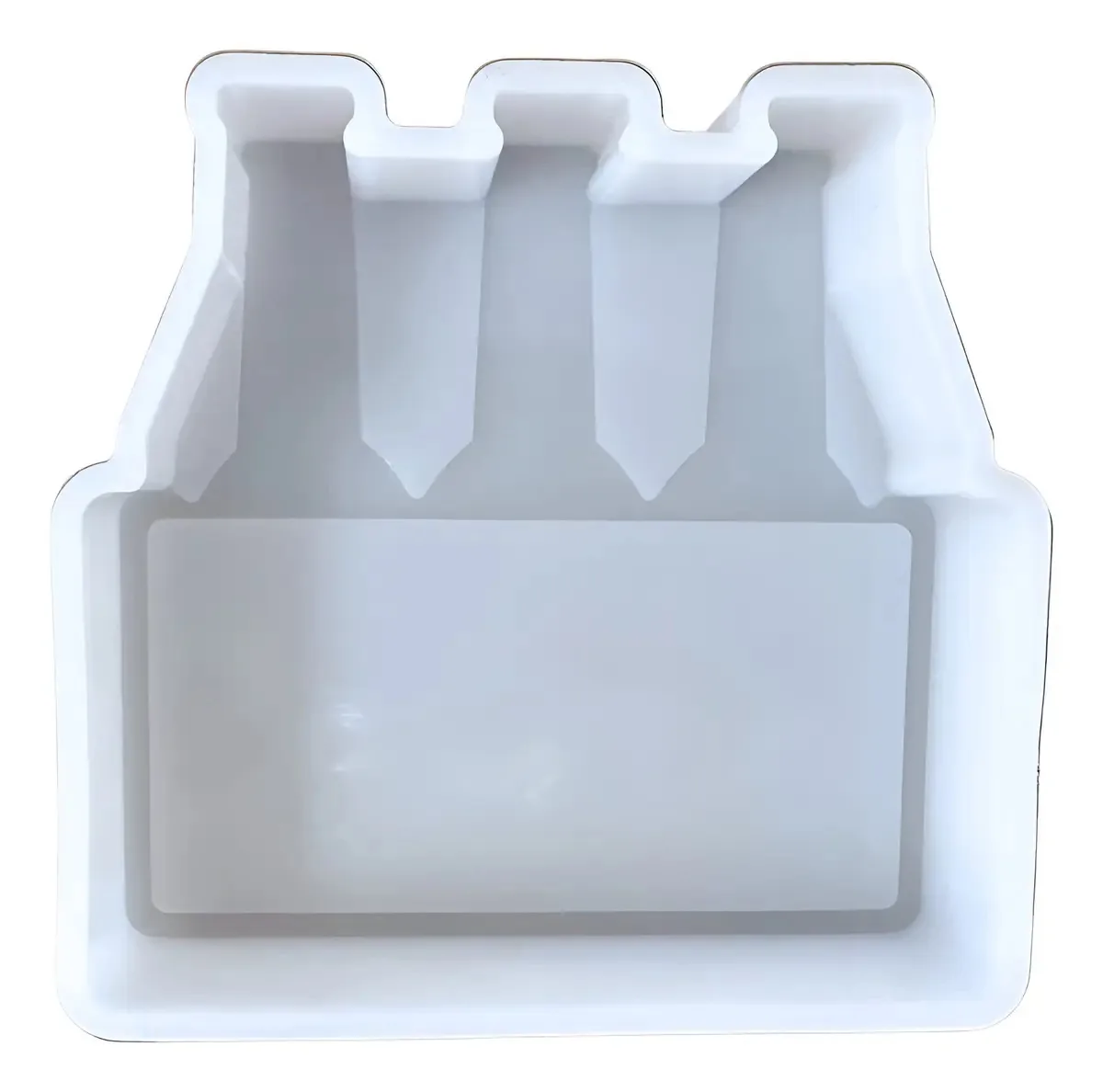 Estojo para garrafas de cerveja, pacote com 6 moldes de seda