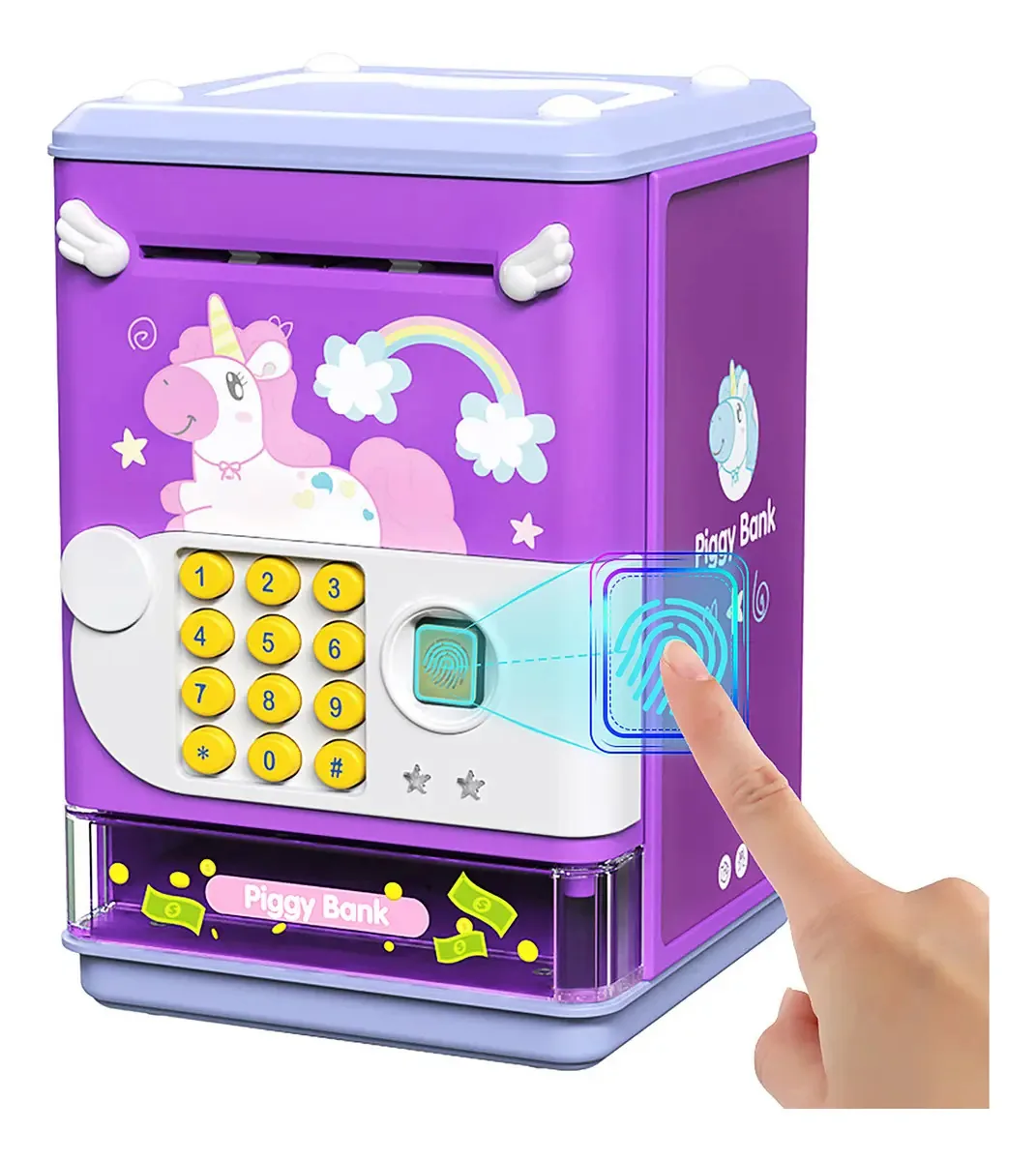 Cofrinho eletrônico ATM para crianças