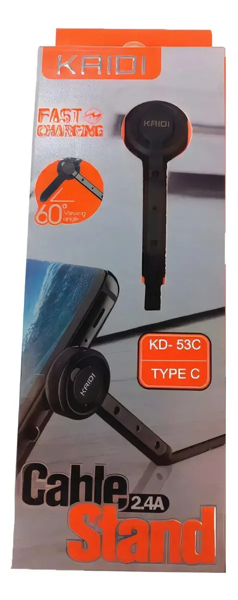 Kit 10 Cabos Carregador Celular Usb Tipo C Preto Kaidi