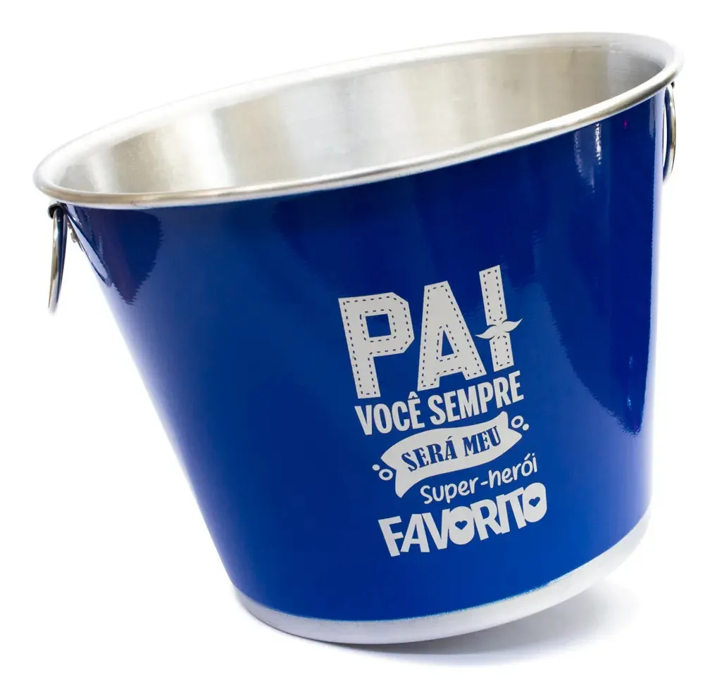Balde De Gelo De Aluminio 20cm Leveza E Elegancia