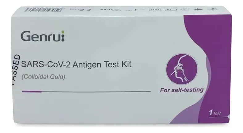 Genrui Teste de Antígeno Swab Covid