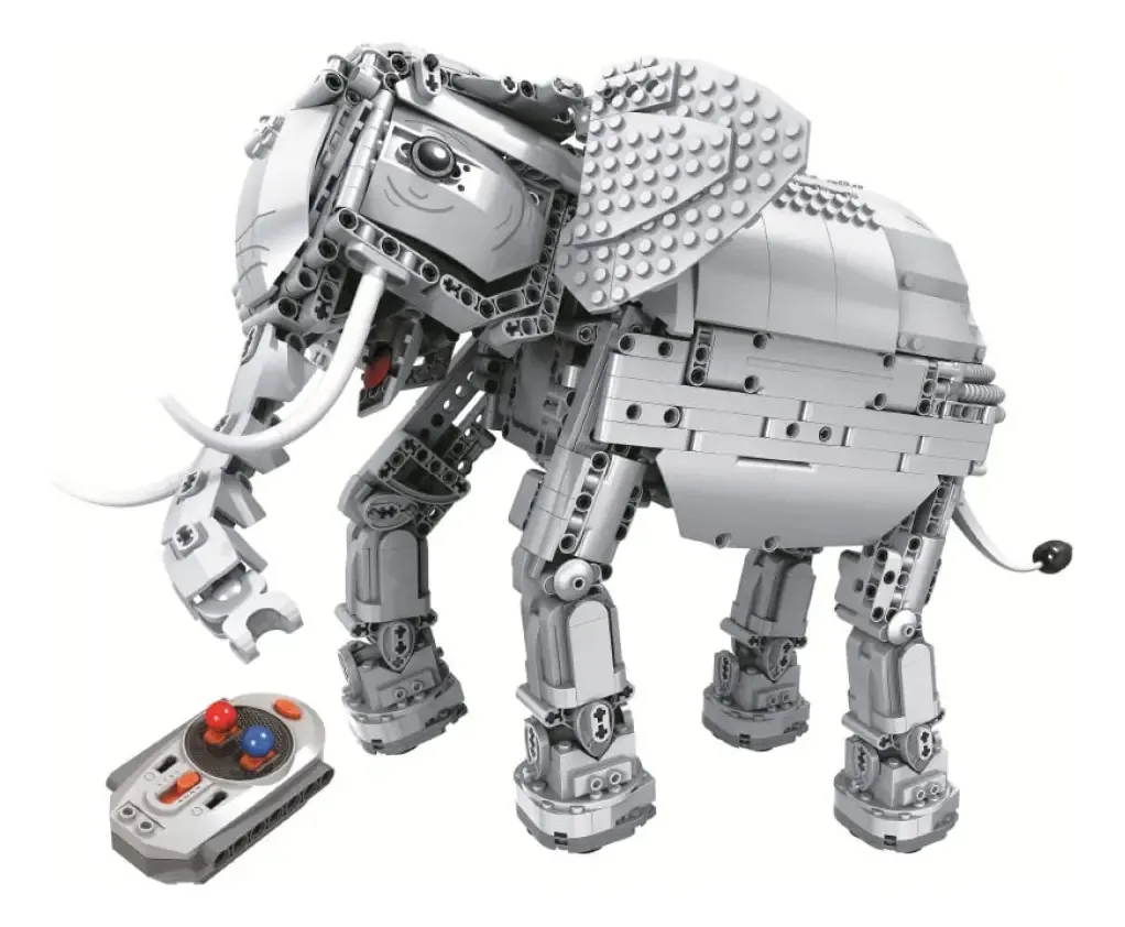 Blocos de robôs Imori Kits para construir elefantes