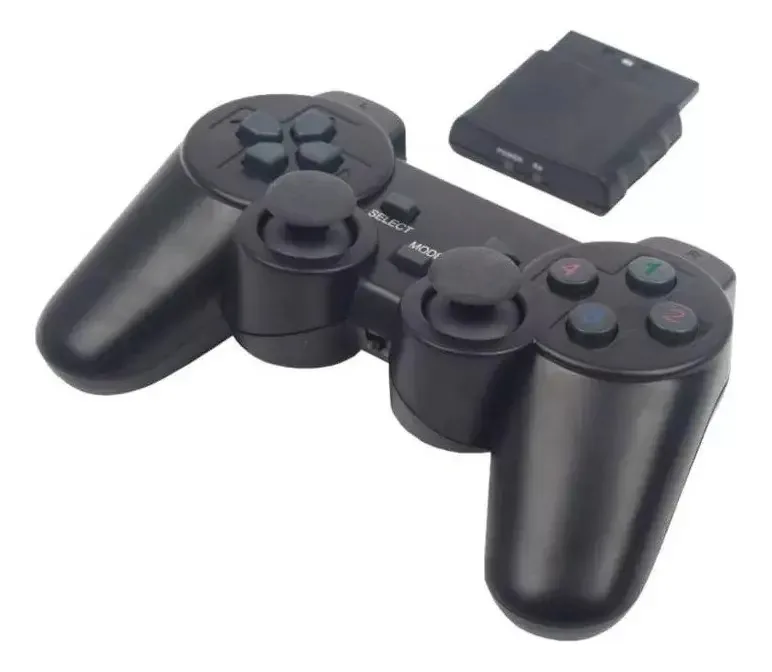 Alavanca de controle sem fio Joystick Ps2 Playstation 2 Y Usb