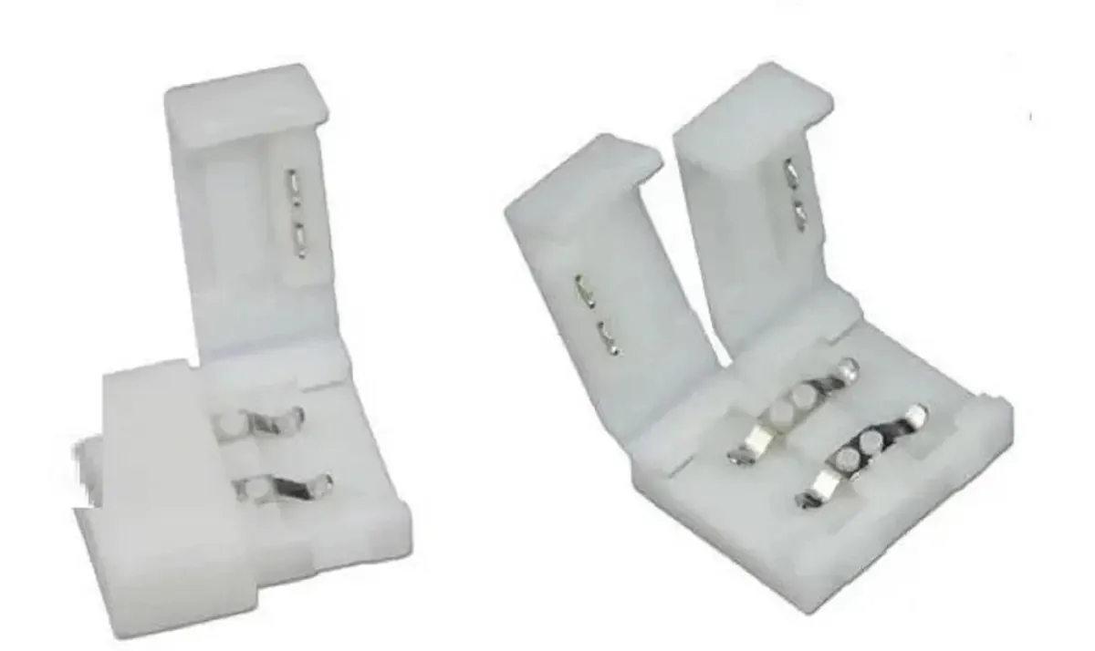 Conector Fita Led 10mm 5050 2 Vias - 50 Unidades