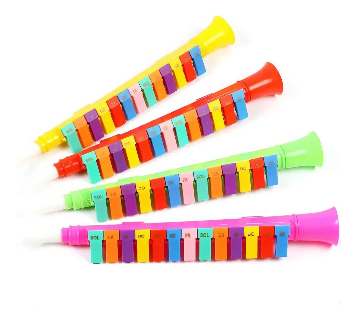 Brinquedo educativo musical infantil Melodica, 13 notas, multicolorido