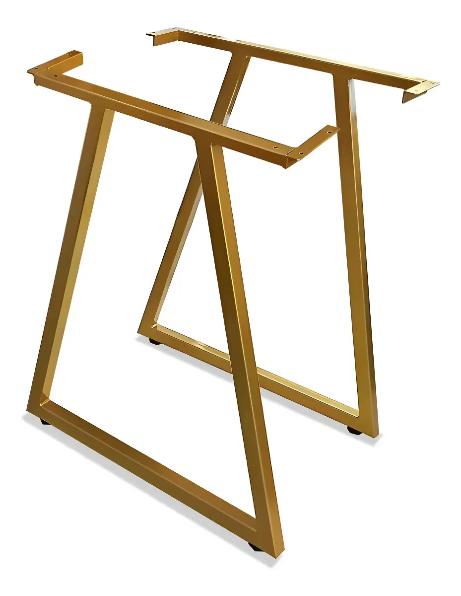 Base De Mesa Alpha - Dourado