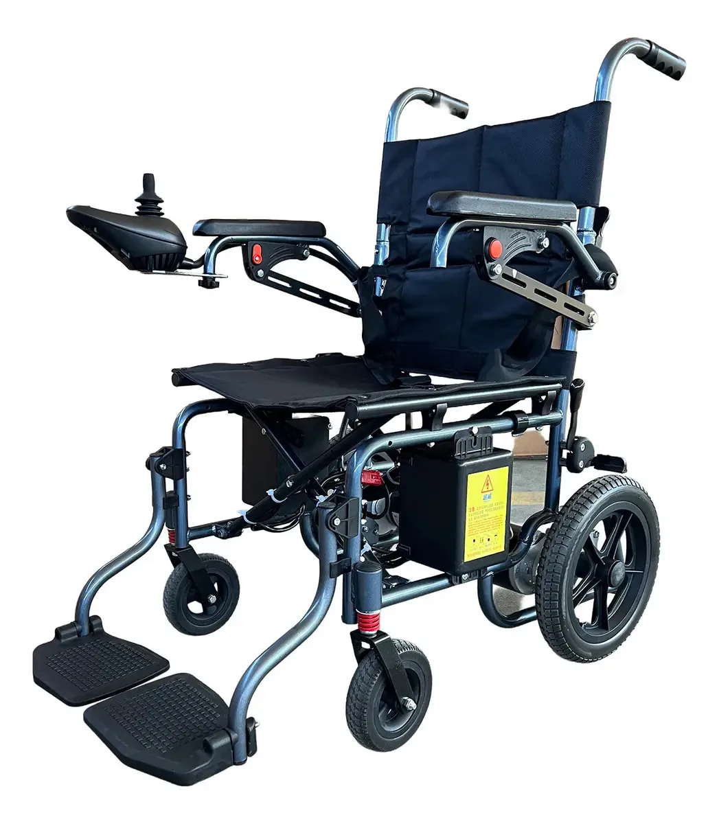 Cadeira de rodas elétrica portátil Andacil® Powerfold preta