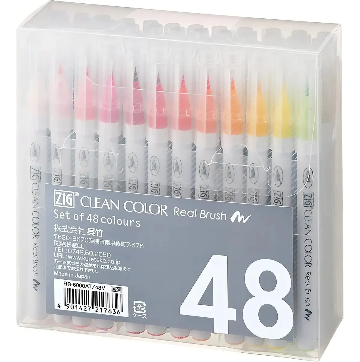 48 marcadores japoneses Kuretake Zig Clean