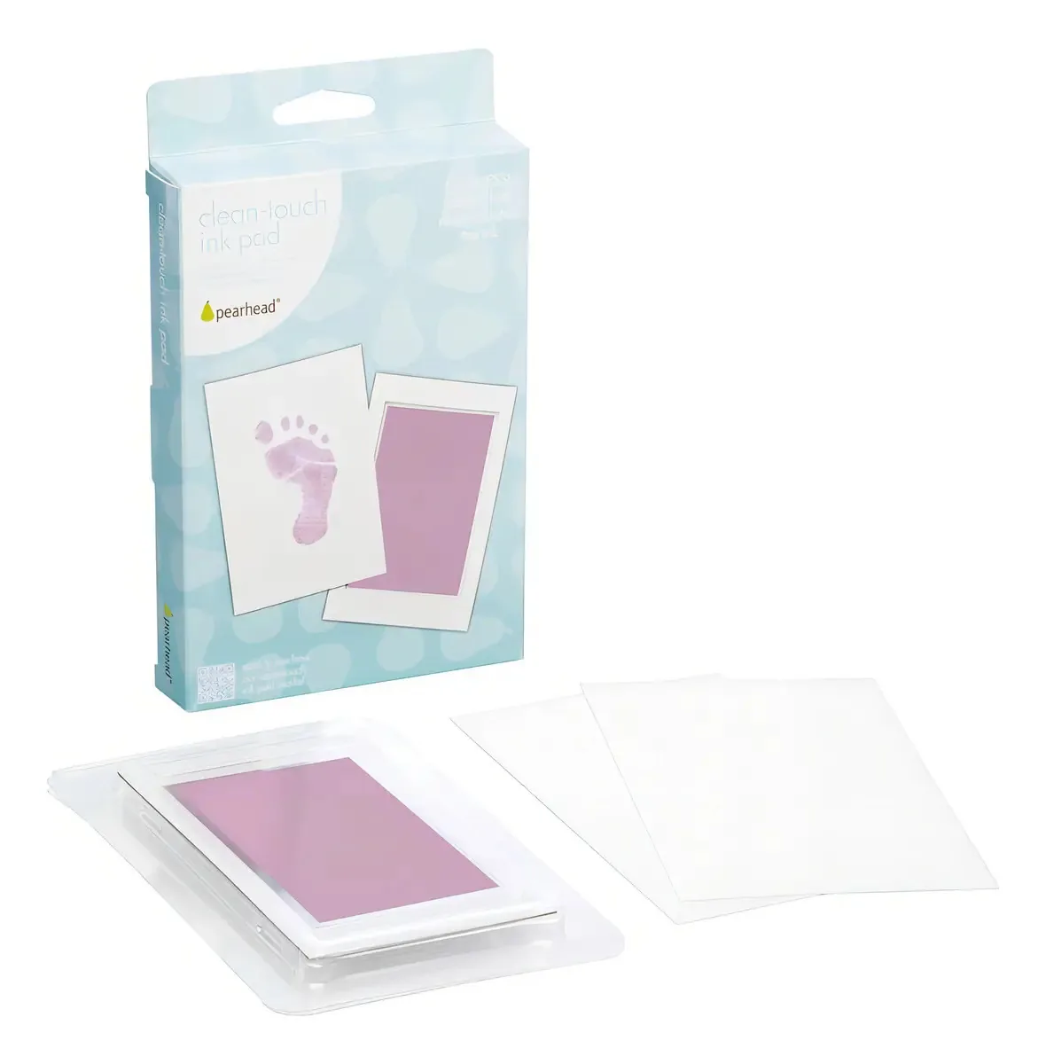 Touch Pad Pearhead Clean para imprimir sua impressão digital rosa