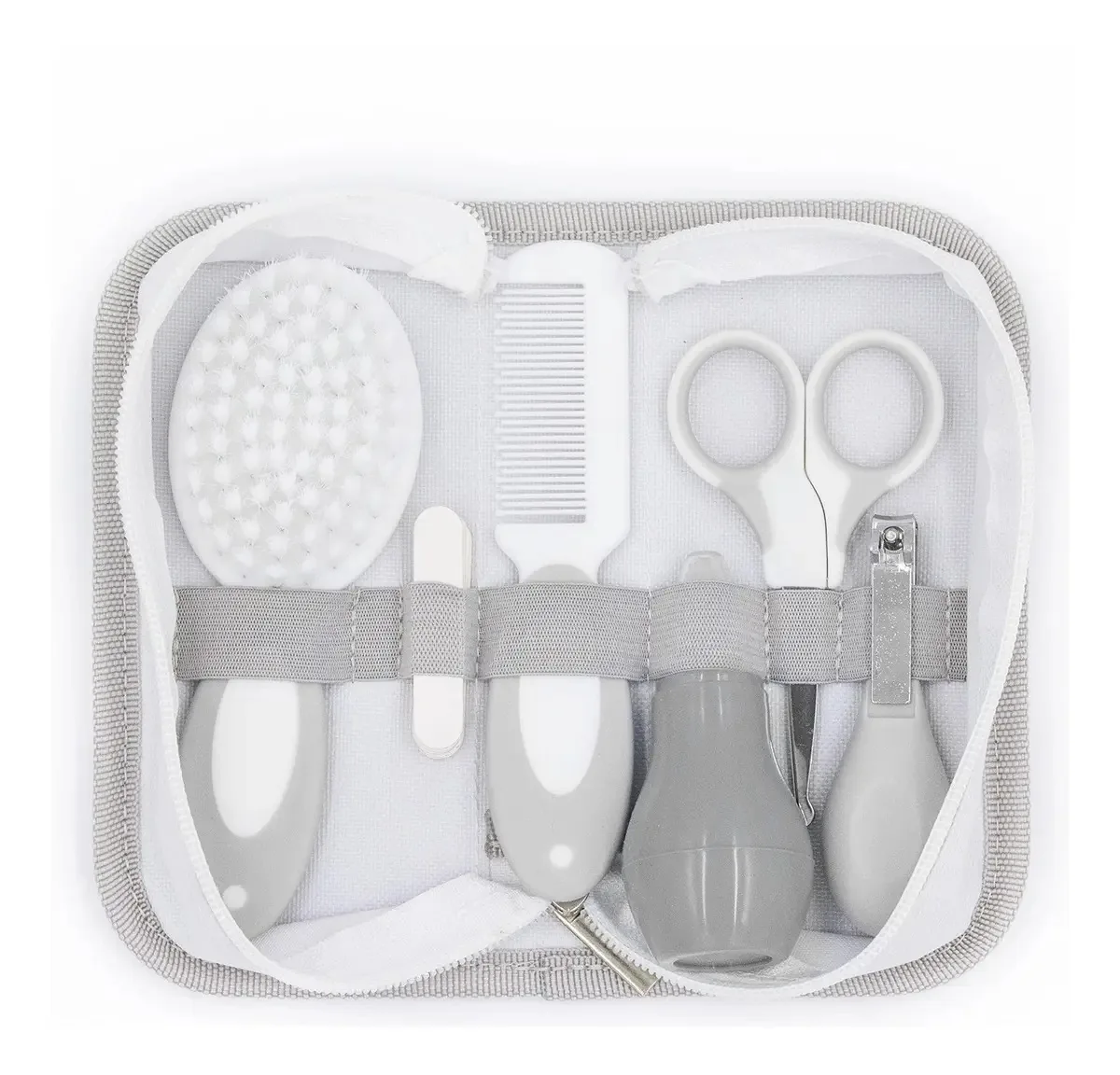 Kit de Higiene Bizzu para Bebês, Inclui Escova para Bebês. Cor Preto
