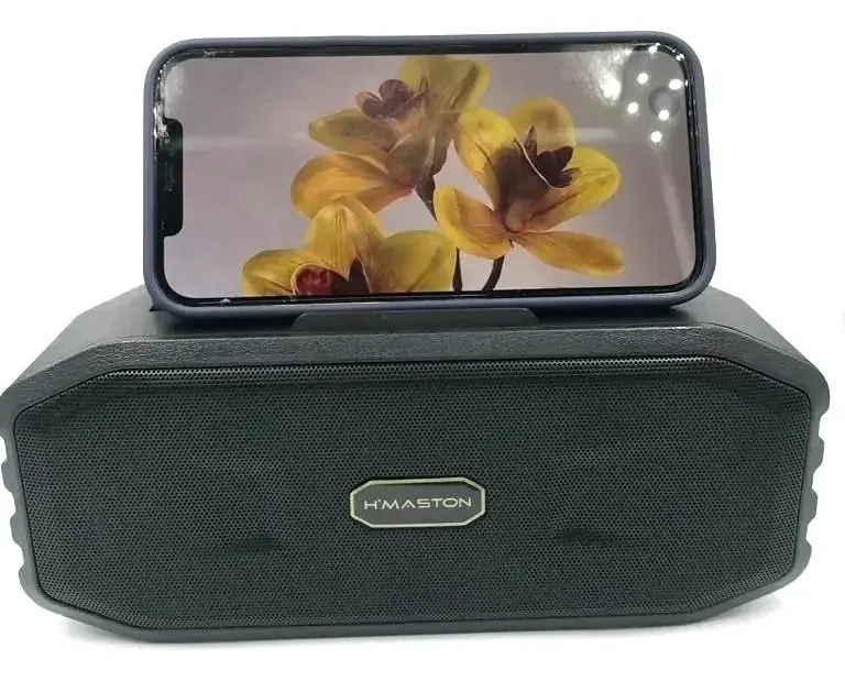 Caixa Som Portátil Bluetooth Super Potente H'maston Preta