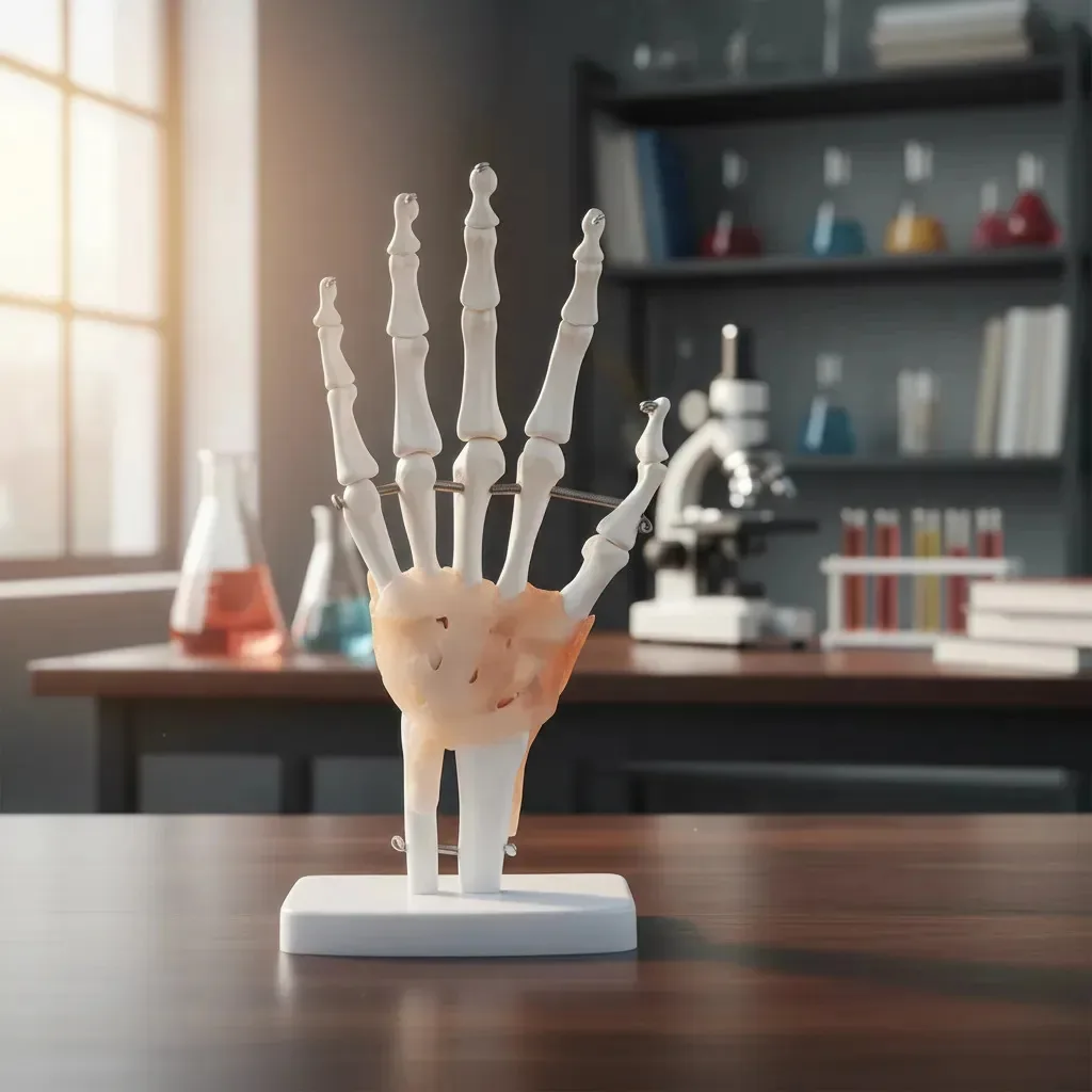 Articulação Da Mão 19cm De Altura Com Ligamentos