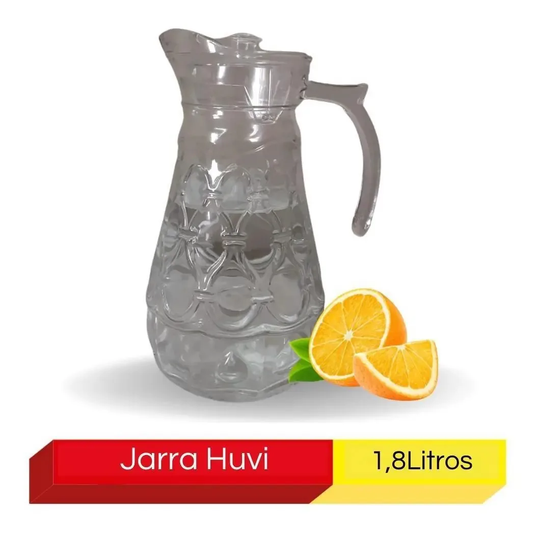 Jarra De Vidro 1,8l Huvi
