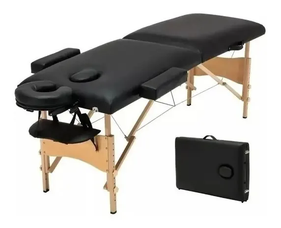 Cama de massagem de spa portátil com estojo profissional