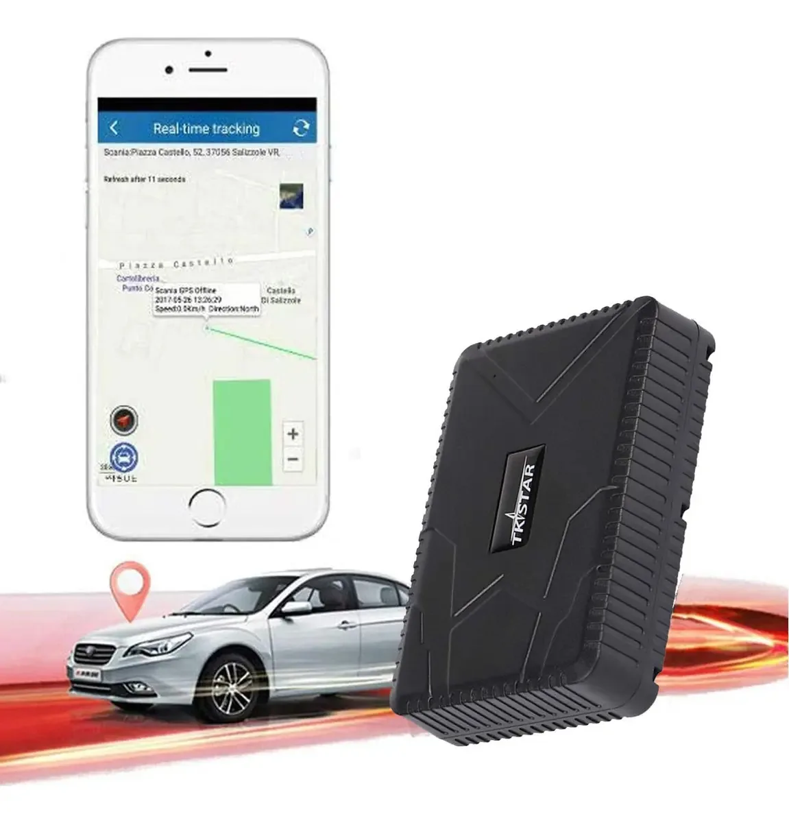 Rastreadores Veiculares Tkstar com GPS e SMS - Rastreamento pela Internet e Mensagens de Texto. Ideal para segurança e localização de veículos.
