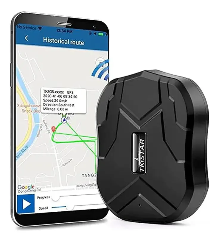 Tk905 - Rastreador Gps Para Veículos Ocultos Com Alarme Antirroubo E Cartão Sim