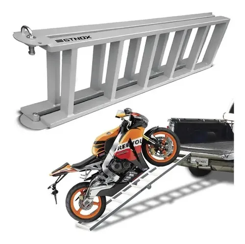 Rampa Para Moto Pickup Gtnox Articulado Aço Carbono 200kg