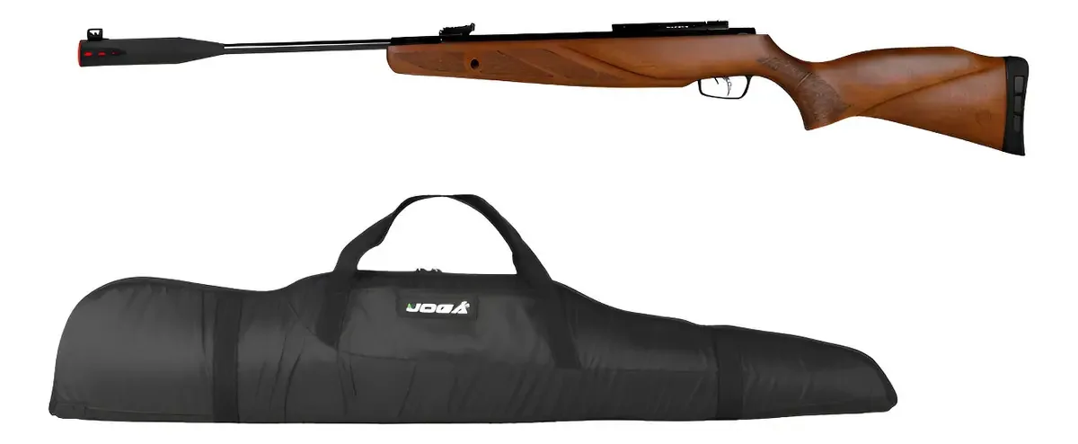 Carabina De Pressão Grizzly 5,5mm 1250 Igt Gamo Madeira 5.5 Mm