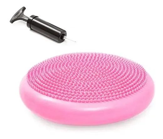 Trademark Innovations Assento de Disco de Fitness e Equilíbrio, Cor Rosa, 13 Polegadas
