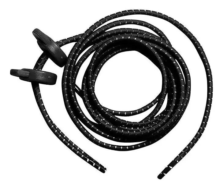 Cadarços Elásticos Zone3 Para Transições Rápidas Cor Preto