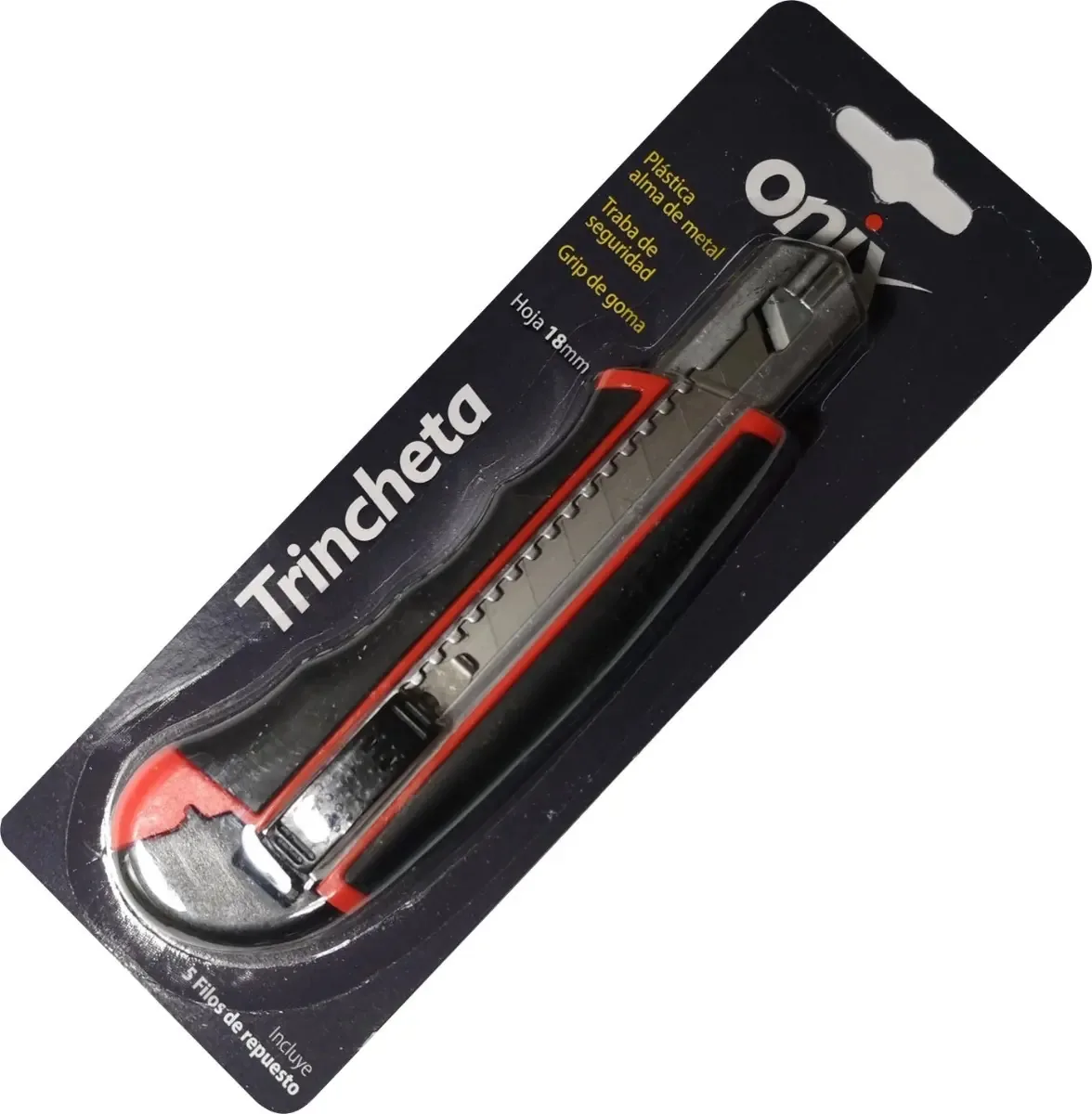 Cortador de catraca profissional, alça anatômica, 18 mm, 5 peças de reposição