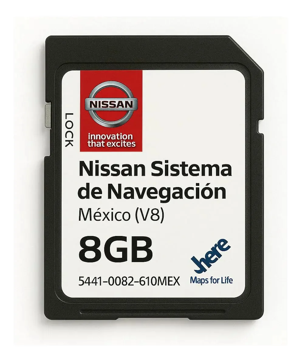 Cartão de navegação Nissan Gps Sentra Versa Juke March Frontier Xtrail Note Altima
