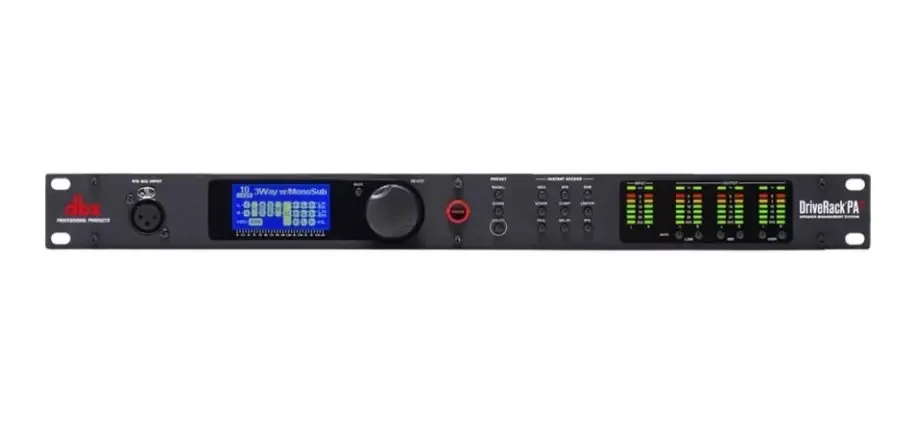 Sistema de gerenciamento de alto-falantes digitais Dbx Driverack Pa2