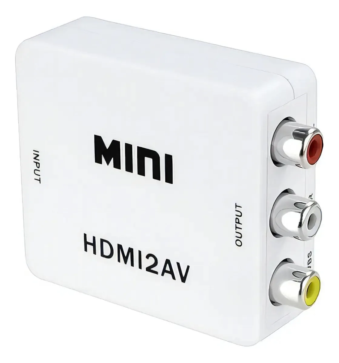 Conversor Hdmi A Rca Adaptador Pc A Tv Áudio e Vídeo -otec
