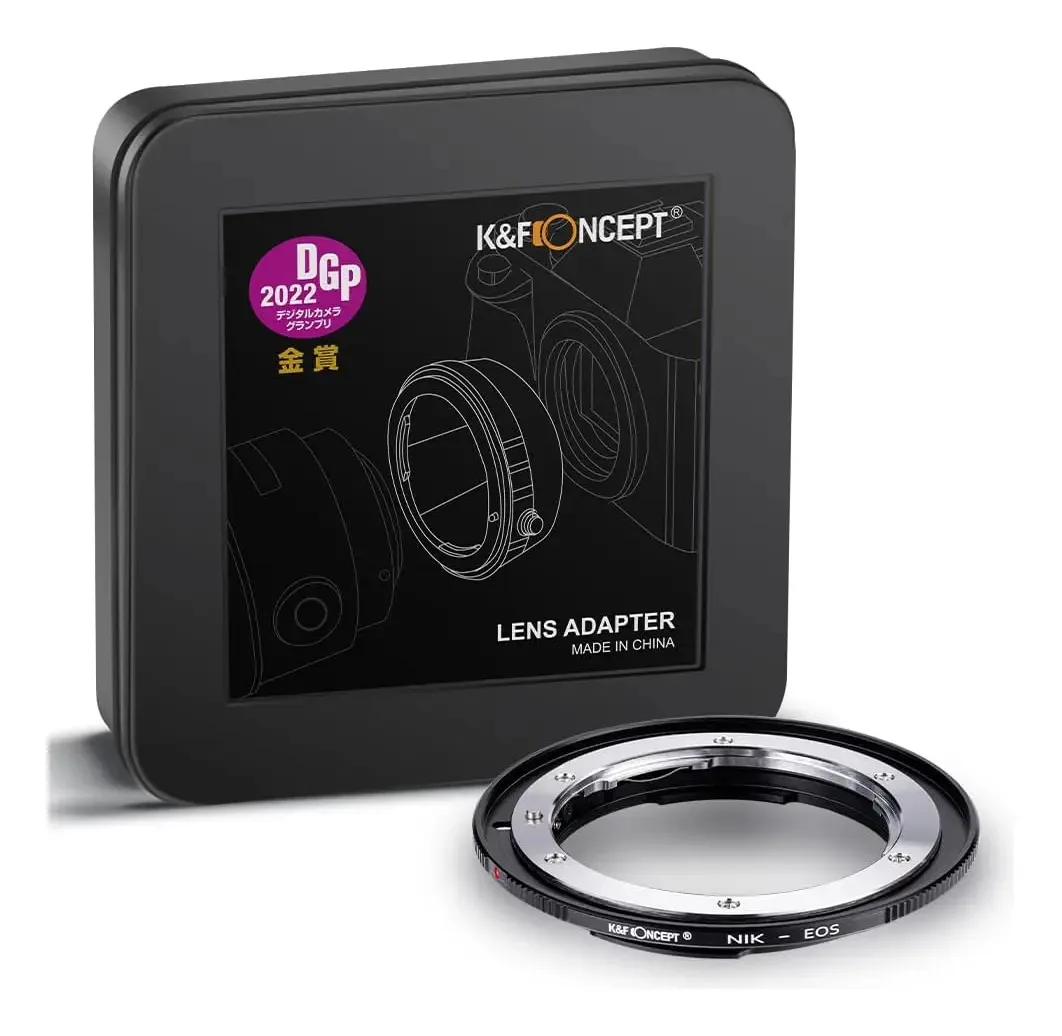 Adaptador de montagem de lente K&f Concept compatível com Nik