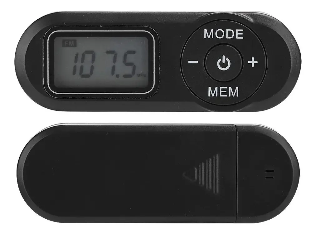 Auhx Mini Rádio FM, Rádio DSP Mini Prática Conveniente para Ouvir Rádio e Reproduzir Música