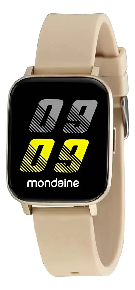 Relógio Smartwatch Mondaine - 16001m0mvnv5 Caixa Preto