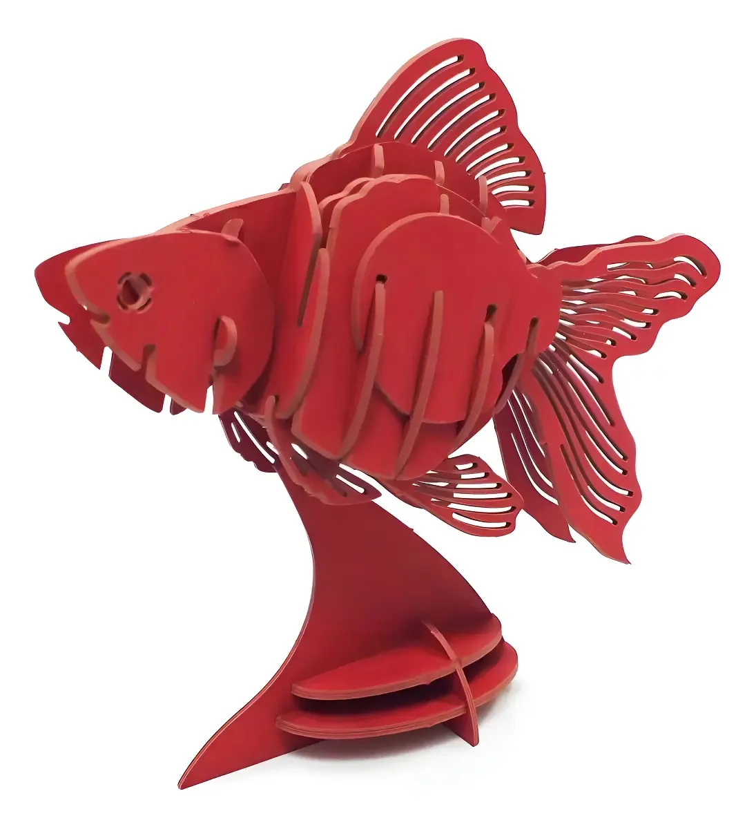 Quebra Cabeças 3d Peixe Dourado 27 Peças