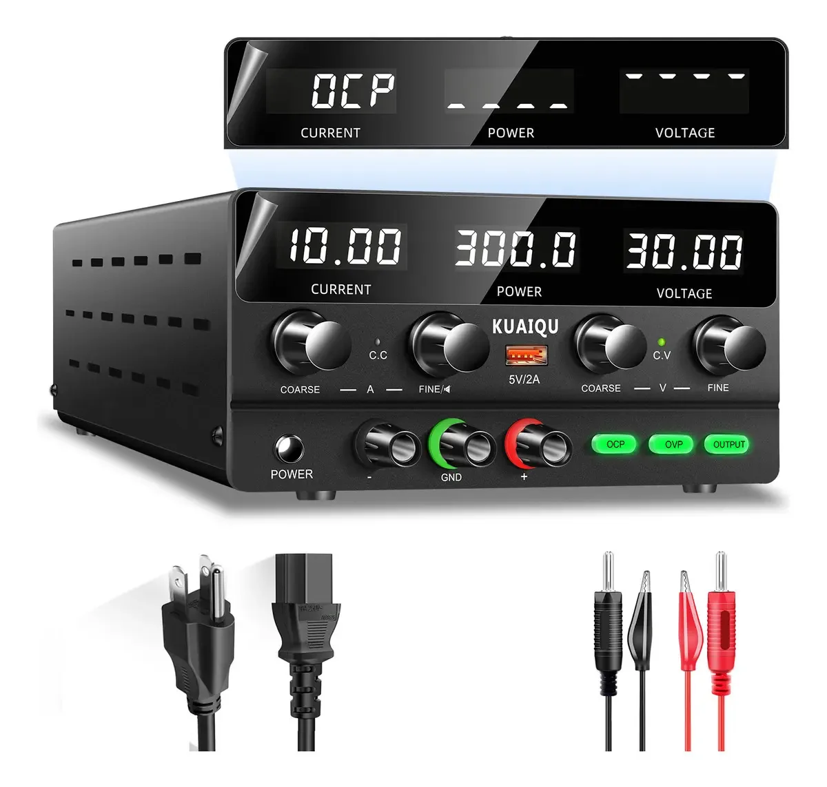 Fonte de alimentação ajustável 30v 5a 150w Ocp Ovp