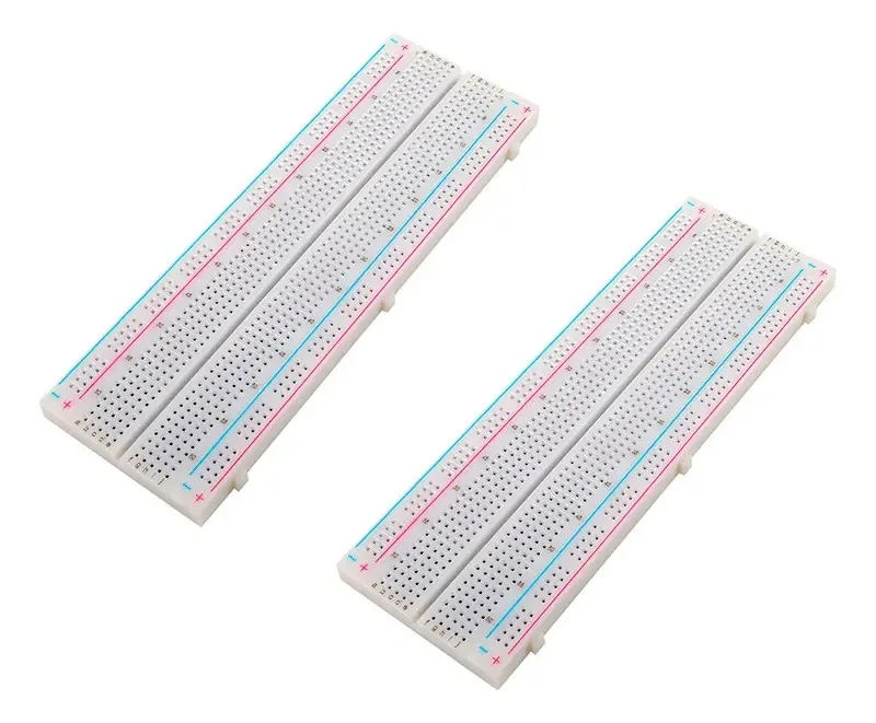 2 peças - Protoboard 830 pontos Mb-102