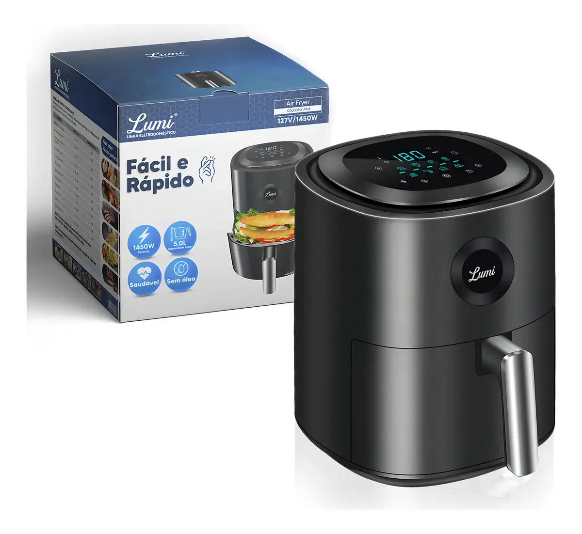 Fritadeira Eletrica Air Fryers 5l
