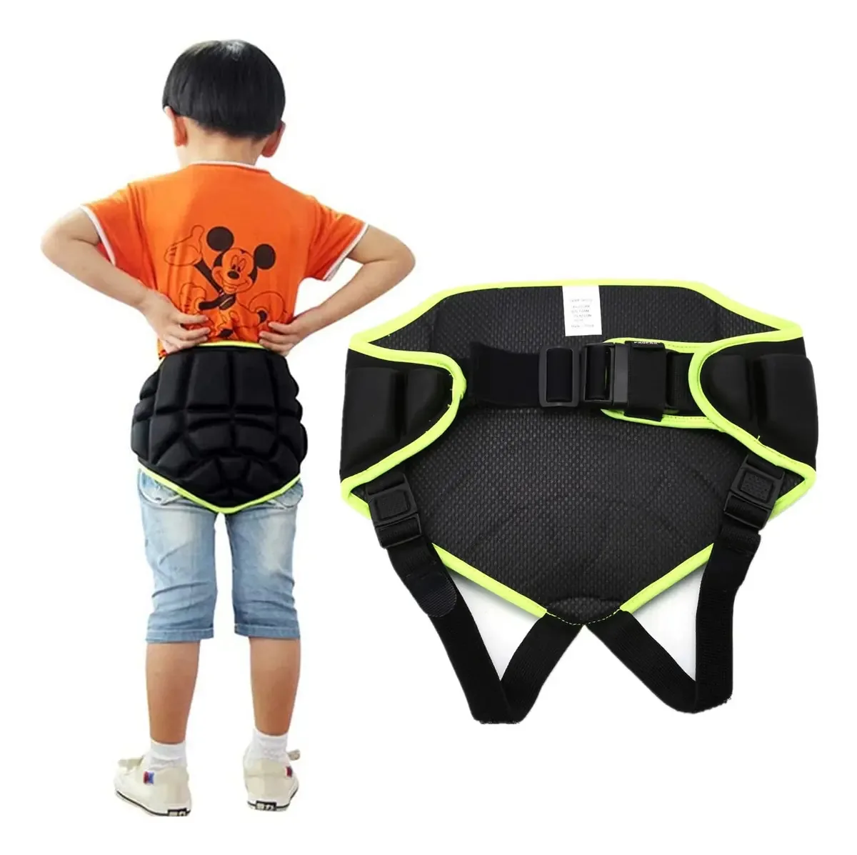 Proteção acolchoada para quadris para crianças, shorts acolchoados de proteção de quadril 3D para crianças, homens e mulheres, protetor de quadris para crianças que patinam de esqui, ótimo Natal