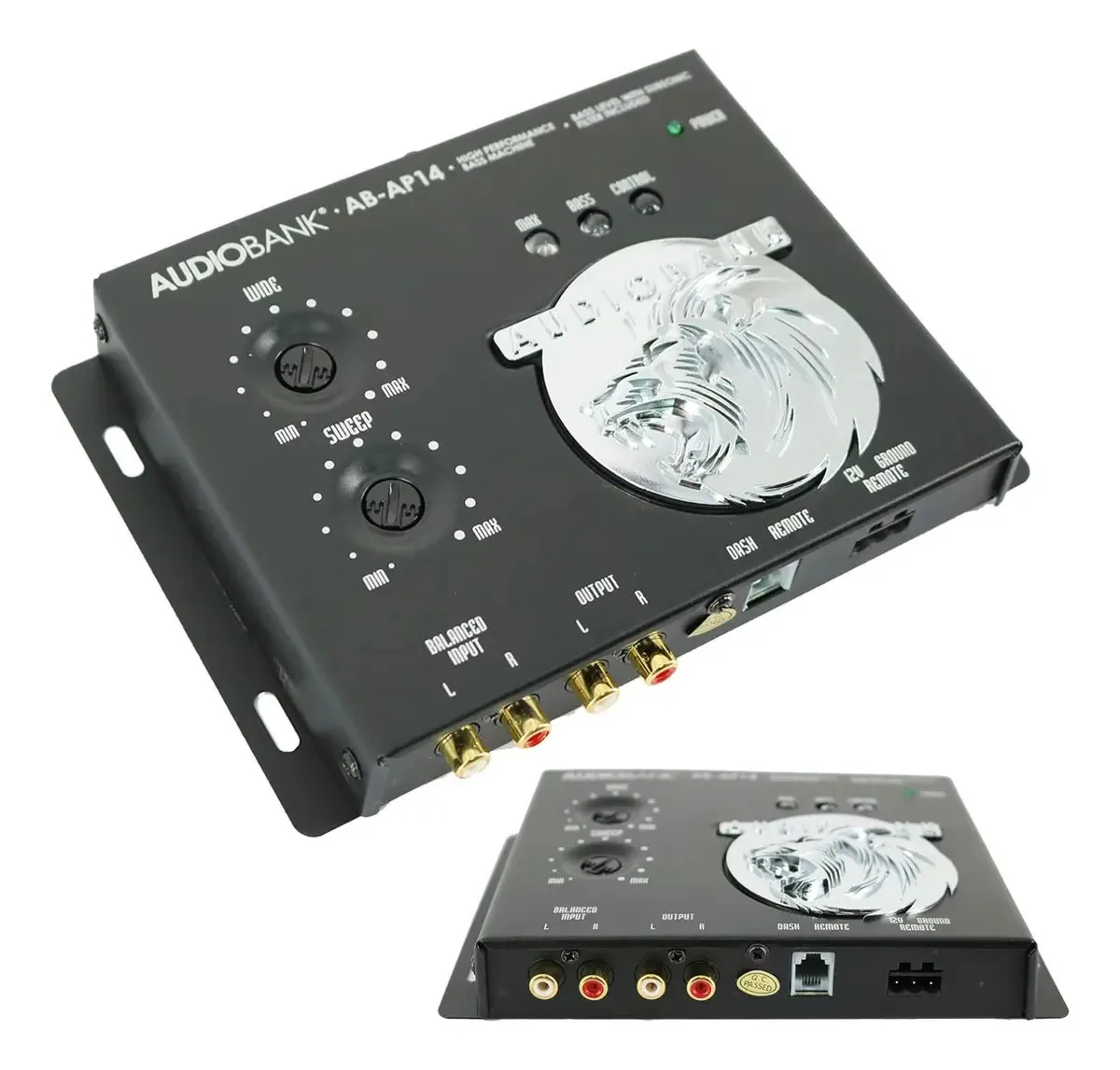 Baixo digital de alto desempenho Audiobank 1/2 Din Car Audio