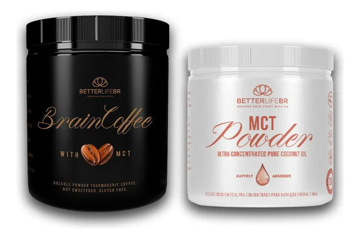 Brain Coffee 200g E Mct Powder Óleo De Coco 200g Betterlife