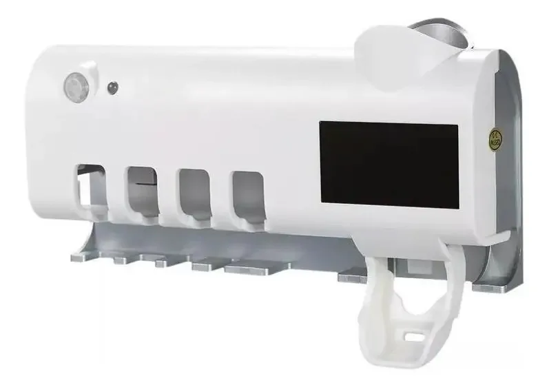 Esterilizador Uv Para Escova Dentes Dispenser Pasta Escova