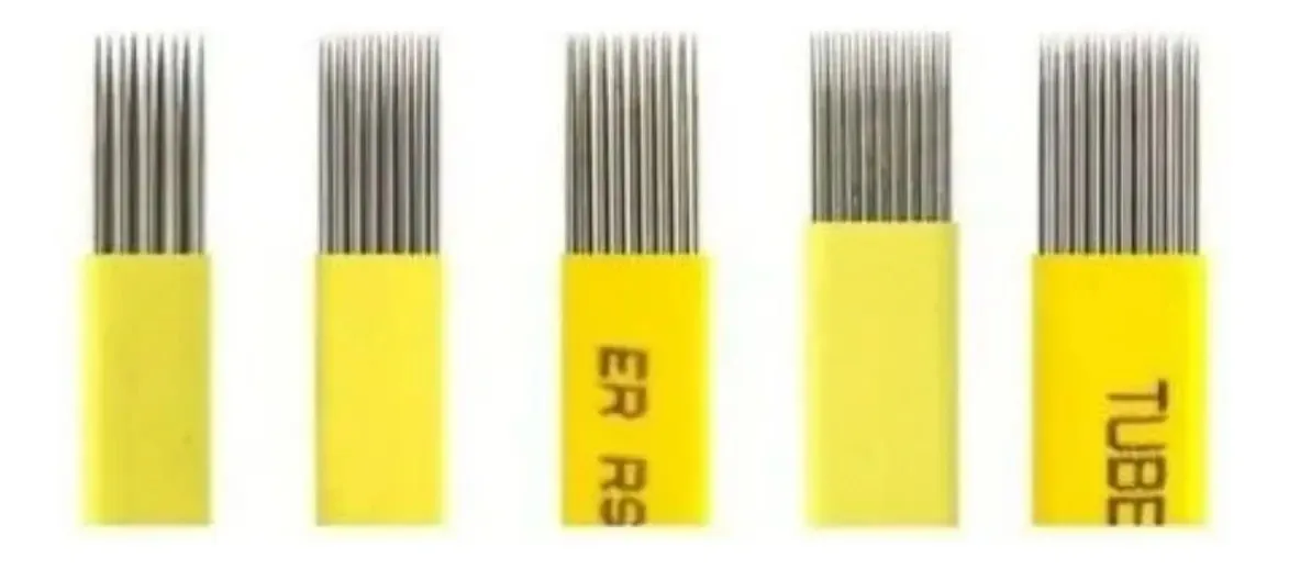 Lâminas Para Esfumaçar Tebori Double Line Micro Tatuagens 20