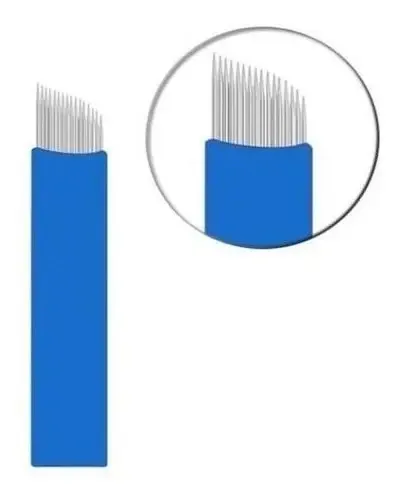 Lâminas Tebori Flex Fine 0,18mm Microblading 50 Unid