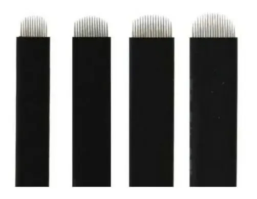 10 Lamina Para Tebori Microblading U Flex 0,18mm Nano